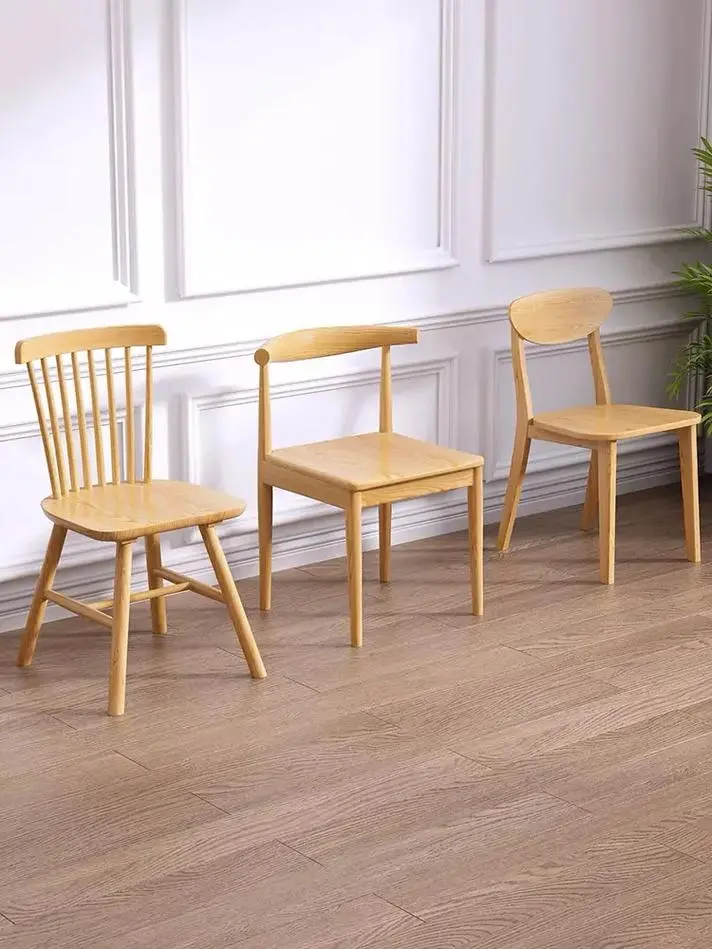 Affordable Minimalist Wooden Dining Chairs Designed for Small Homes