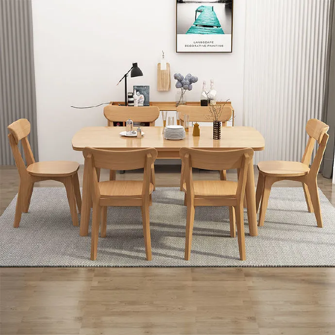 Affordable Minimalist Wooden Dining Chairs Designed for Small Homes