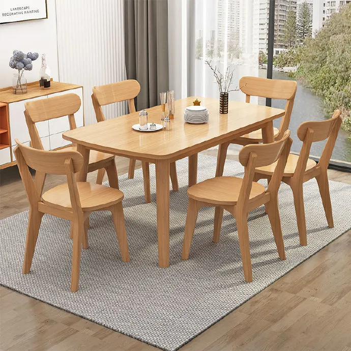 Affordable Minimalist Wooden Dining Chairs Designed for Small Homes