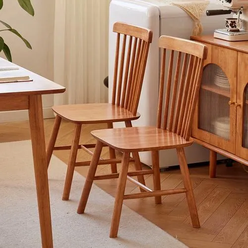 Affordable Minimalist Wooden Dining Chairs Designed for Small Homes