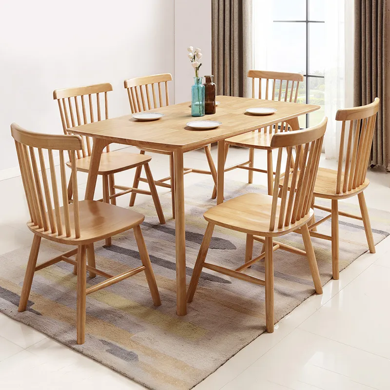 Affordable Minimalist Wooden Dining Chairs Designed for Small Homes