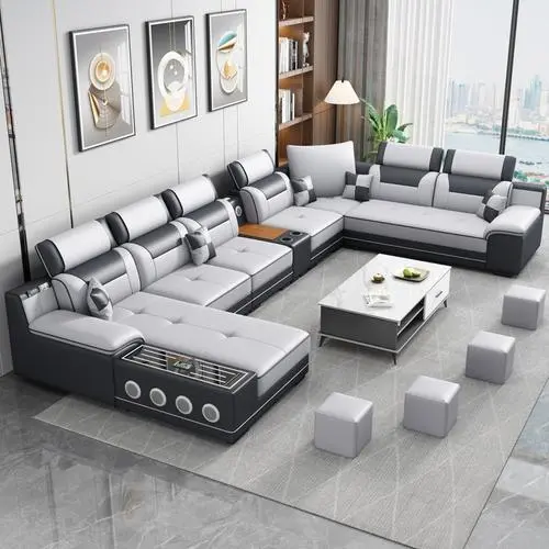 Stylish Contemporary Sectional Couches for Compact Studio Apartment Living Rooms